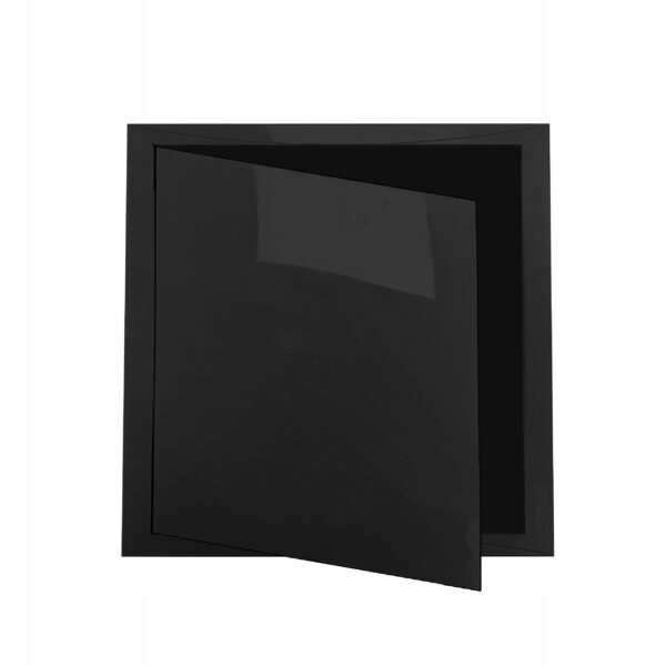 DRZWICZKI REWIZYJNE 300x300 mm CZARNE PLASTIKOWE PCV DOSPEL