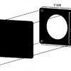 WENTYLATOR ŁAZIENKOWY 100 MM HIGROSTAT TIMER 52 WZORY + KLAPA ZWROTNA