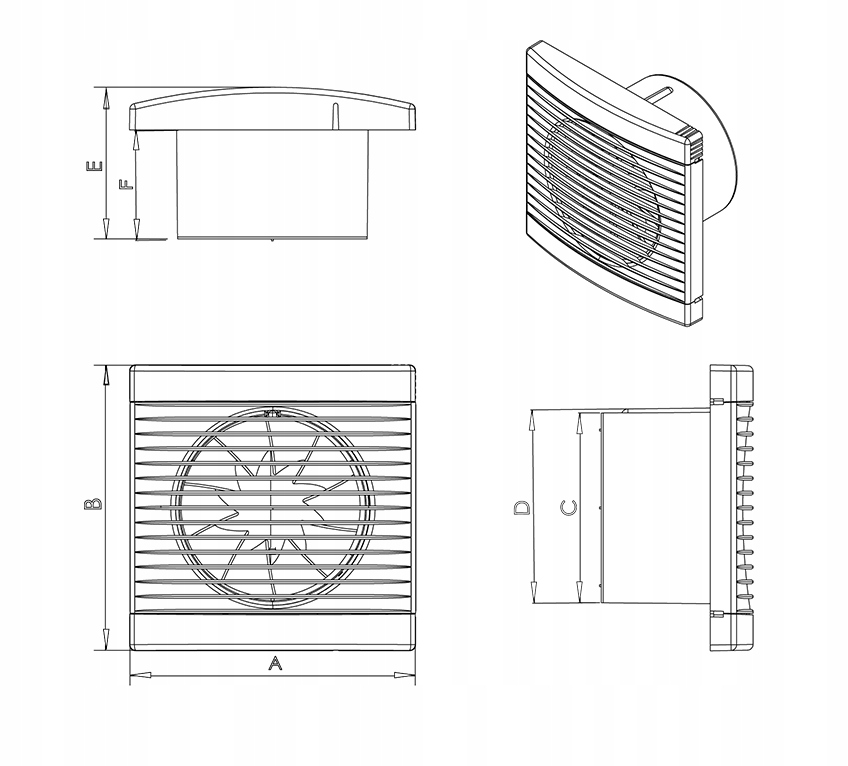 Wentylator Play 125 WCH - obrazek 3