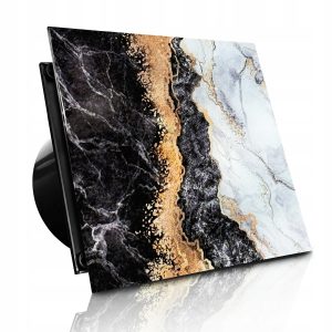 WENTYLATOR DOMOWY VERONI GLASS Ø100 S - Carbon Way