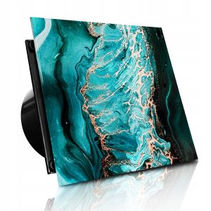WENTYLATOR DOMOWY VERONI GLASS Ø100 S - Green Water