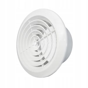 Kratka wentylacyjna 125mm okrągła sufitowa estetyczny wygląd