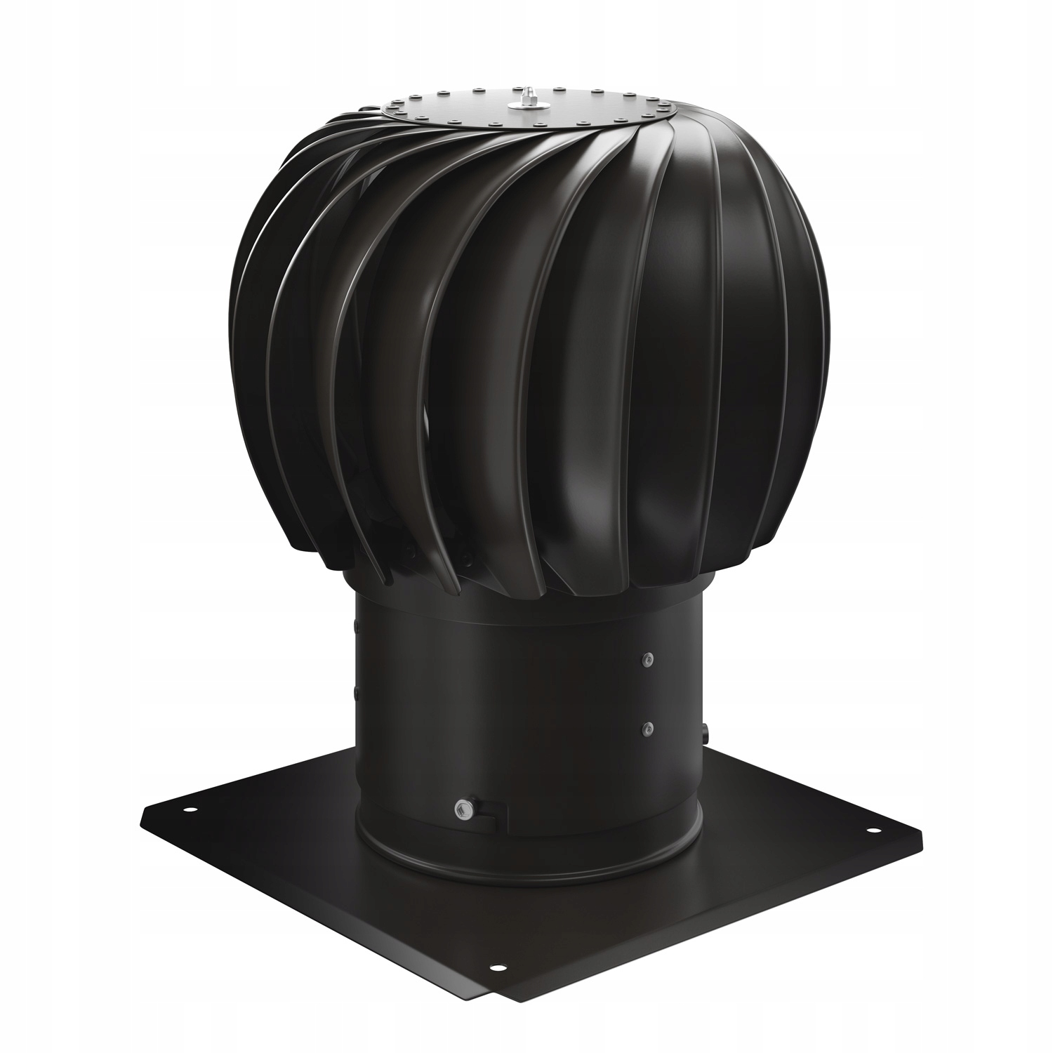 Nasada kominowa TRN 150mm czarna obrotowa