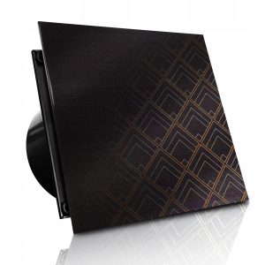 WENTYLATOR DOMOWY VERONI GLASS Ø100 S - Black Diamonds