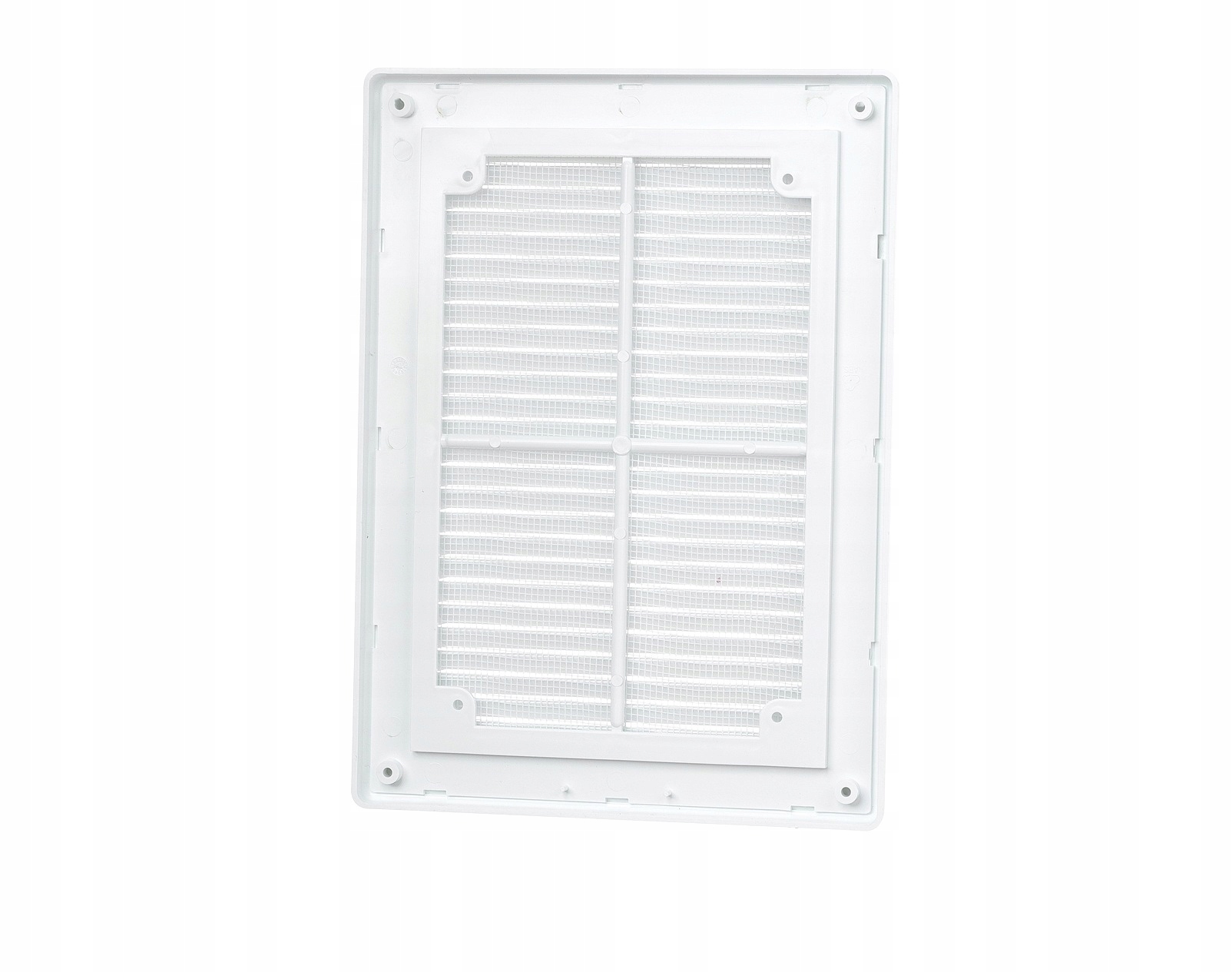 Kratka wentylacyjna D/235 W biała z siatką PCV DOSPEL - obrazek 6