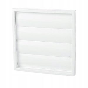 Kratka wentylacyjna 100/125 z żaluzją grawitacyjną solidna Polski Produkt