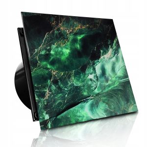 WENTYLATOR DOMOWY VERONI GLASS Ø100 S - Dark Leaf