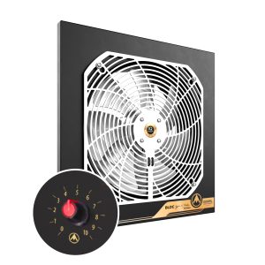 Wentylator osiowy-wyciągowy WOKS SILVER Ø350  z silnikiem BLDC typu N. Tesla