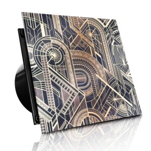 WENTYLATOR DOMOWY VERONI GLASS Ø100 - Black Vehicle