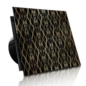 WENTYLATOR DOMOWY VERONI GLASS Ø100 - Balance Gold