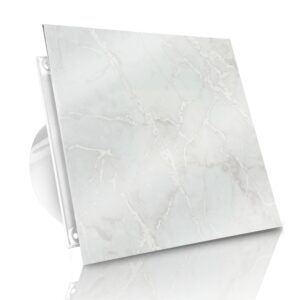 WENTYLATOR DOMOWY VERONI GLASS Ø100 – Beige Pink Stone