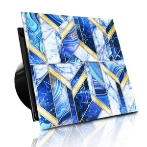 WENTYLATOR DOMOWY VERONI GLASS Ø100 – Blue Mossaic