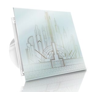 WENTYLATOR DOMOWY VERONI GLASS Ø100 – Gold Castle