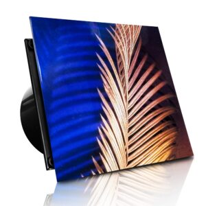 WENTYLATOR DOMOWY VERONI GLASS Ø100 – Gold Fern