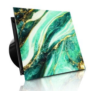 WENTYLATOR DOMOWY VERONI GLASS Ø100 – Green Marble