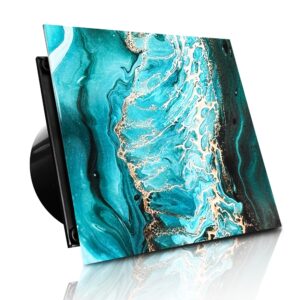 WENTYLATOR DOMOWY VERONI GLASS Ø100 – Green Water