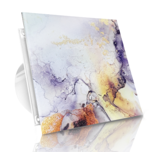 WENTYLATOR DOMOWY VERONI GLASS Ø100 – Yellow Heaven